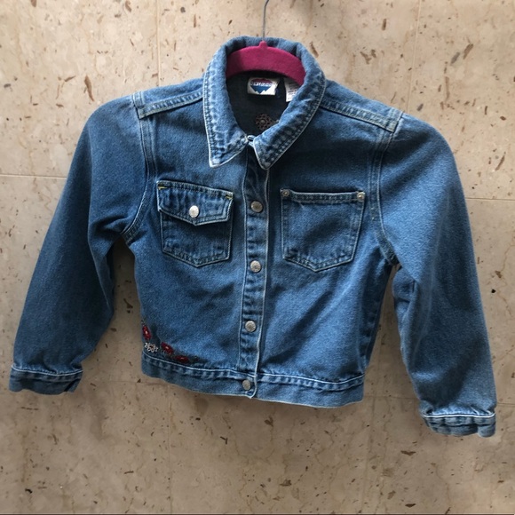 Embroidered Floral Jean Jacket - Picture 7 of 10